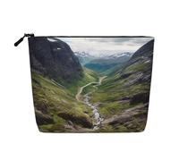 No Drama Llama Trousse à cosmétiques pour femme - Organiseur de voyage portable avec fermeture éclair, Norvège Terrain, Taille unique