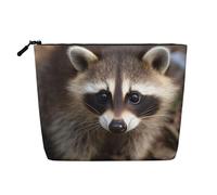 No Drama Llama Trousse à cosmétiques pour femme - Organiseur de voyage portable avec fermeture éclair, Raton laveur, Taille unique