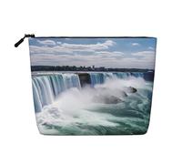 No Drama Llama Trousse à cosmétiques pour femme - Organiseur de voyage portable avec fermeture éclair, Niagara Falls, Taille unique