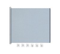 No Drill Mesh Safety Gate - Retractable Pets Barrier Doorway Guard, Indoor Divider, Flexible Mesh Protection Barrier System Areas, Staircase Hallway Balcony Terrace Doorway Gate for Dogs Cats Kitten