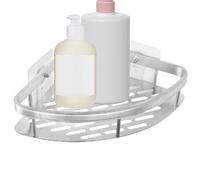 No-Drill Triangular Shower Corner Shelf - Adhesive Wall-Mounted Bathroom Storage Rack, Aluminum Shower Organizer For Shampoo, Soap & Toiletries, Space-Saving Shelf For Bathroom, Toilet & Kitchen