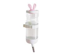 No-Drip Hamster Water Bottle Dispenser, Leak-Proof Wall Mount Feeder 9.84x3.94x3.94 inches, Cage Hydration Accessory for Bunny Squirrel Guinea Pig Ferret Other Small Pets