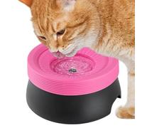 No Drip Pet Water Bowl Floating Drinking Container Anti Splash 600ml | Small Breed Large Breed Puppy Kitten Indoor Outdoor Home Living Room Garden Yard Travel Camping Daily Use