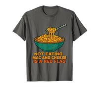 No Eating Mac and Cheese is a Red/Flag T-Shirt