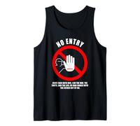 NO Entry - No Man Comes to The Father John 14:6 Warning Sign Débardeur