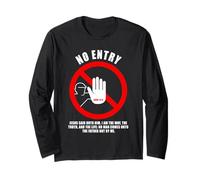 NO Entry - No Man Comes to The Father John 14:6 Warning Sign Manche Longue