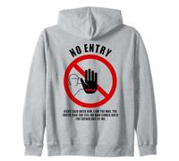 NO Entry - No Man Comes to The Father John 14:6 Warning Sign Sweat à Capuche