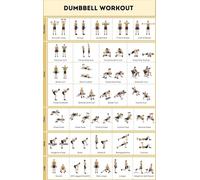 No-Equipment Exercise Poster, Bodyweight Workout Chart for Home Gym, Full Body Training Guide for Strength and Core Fitness, Laminated(Framed,12x18inch(30x45cm))