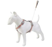 No Escape Harnais pour chiens de taille moyenne, pas de serrage du cou, harnais réfléchissant réglable pour promener des chiens de taille moyenne (6,8 à 28,9 kg)