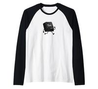 No Escape Key Computer Humour Funny Esc Button Tech Witty Art Manche Raglan