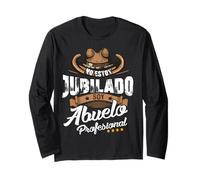 No Estoy Jubilado Soy Abuelo Profesional Cadeau Divertido Manche Longue