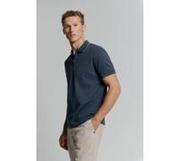 No Excess Polo Liquid Finished Cotton Deep Blue Taille: XXL | Polos Outlet | Homme | Bleu