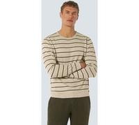 No Excess Pullover Crewneck Stripe Cream Taille: XXL | Pulls Outlet | Homme | Blanche