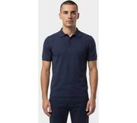 No Excess Pullover Short Sleeve Polo Button Solid Deep Blue Taille: L | Polos Outlet | Homme | Bleu