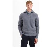 No Excess Pullover Wing Collar Half Zip Soft Woolblend Washed Blue Taille: XL | Pulls Outlet | Homme | Bleu