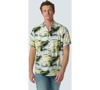 No Excess Shirt Short Sleeve Resort Collar Allover Printed Cement Taille: M | Casual chemises Outlet | Homme