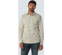 No Excess Shirt Stretch Allover Printed Cream Taille: S | Casual chemises Outlet | Homme | Blanche