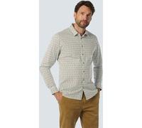 No Excess Shirt Stretch Allover Printed White Taille: M | Casual chemises Outlet | Homme | Blanche