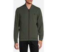 No Excess Sweater Full Zipper 2 Coloured Melange Dark Green Taille: M | Vestes sans manches Outlet | Homme | Vert