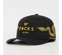 No F*cks Given Serpent Twill Trucker noir ONE SIZE