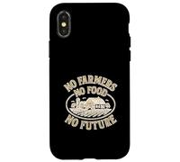 NO Farmers Food Or Future I Stand with Farmer Fresh Cultures Coque pour iPhone X/XS
