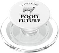 No Farmers No Food No Future (Graphique Mouton) PopSockets PopGrip pour MagSafe
