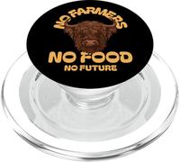 No Farmers No Food No Future (Motif Vache) PopSockets PopGrip pour MagSafe