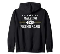 No Fascism Make 1984 Fiction Again Big Brother Watching You Sweat à Capuche