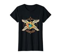 No Fear Bibically Accurate Angel Séraphim Ophanim Séraph T-Shirt Graphique avec Valeur, Femme, Noir, XL