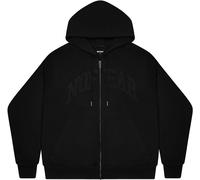 No Fear Mens Padded Zip Up Hoodie Noir M Male