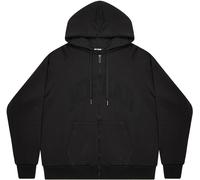 No Fear Mens Varsity Zip Up Hoodie Noir 2XL Male