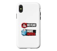 No Fear More Votes Démocratie Vote Design Coque pour iPhone X/XS