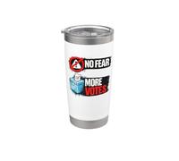No Fear More Votes Démocratie Vote Design Gobelet isotherme en acier inoxydable double paroi