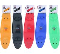 No Fear Skateboard 57 cm en Schwarz / Blau / Grün / Rot / Gelb / Orange