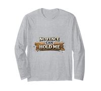 No Fence Can Hold Me Western Devise Manche Longue