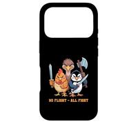 No Flight - All Fight Fun Bird Psychology Joke Coque pour iPhone 17 Pro