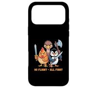 No Flight - All Fight Fun Bird Psychology Joke Coque pour iPhone 17 Pro Max