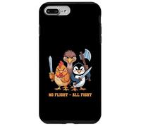 No Flight - All Fight Fun Bird Psychology Joke Coque pour iPhone 7 Plus/8 Plus