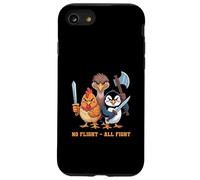 No Flight - All Fight Fun Bird Psychology Joke Coque pour iPhone SE (2020) / 7/8