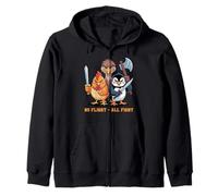 No Flight - All Fight Fun Bird Psychology Joke Sweat à Capuche