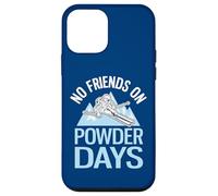No Friends on Powder Days Funny Ski Coque pour iPhone 12 Mini