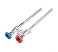 No-Frost Robinet d'eau d'extérieur chaud et froid en laiton massif finition chromée 1/2 MIP x 3/4 GHT Filetage antigel pour tuyau d'arrosage Fixation murale