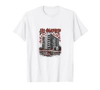 No Future Cyrilliic Brutalist Streetwear T-Shirt