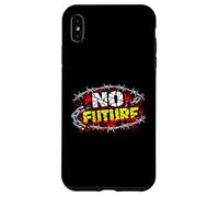 No Future - Rébellion Punk Rock Vintage Coque pour iPhone XS Max