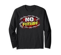 No Future - Rébellion Punk Rock Vintage Manche Longue