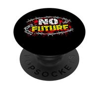 No Future - Rébellion Punk Rock Vintage PopSockets PopGrip Adhésif