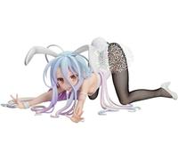 No Game No Life - Shiro - Figurine 1/4 Bunny Ver Action Figure/Jtsgwop Figure/Anime Figure Nsfw Figure Painted Character Model/Toy Model/PVC/Anime Collectors Item 12 cm/4.7in