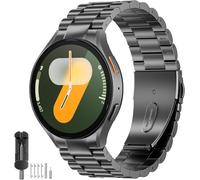 No Gap Bracelet Compatible Avec Samsung Galaxy Watch 7 44Mm 40Mm/Watch 6 Classique 47Mm/Watch 5 Pro,Homme Acier Métal Montre Smartwatch Band Pour Watch 7/Fe/6/5/4 46Mm 45Mm 43Mm 42[DAI6281907]