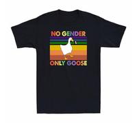 No Gender Only Goose Funny Goose LGBT Pride Vintage T Shirt Funny Tee Gift