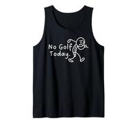 No Golf Today Funny Sad Stickman Golfer Débardeur